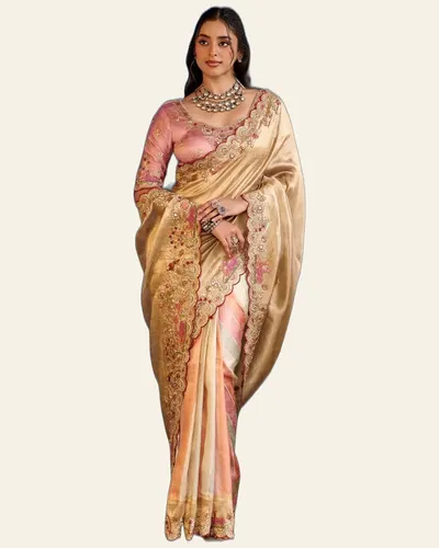 Riddhi Festival Wear Exclusive Heavy work Fancy Fabric Sarees