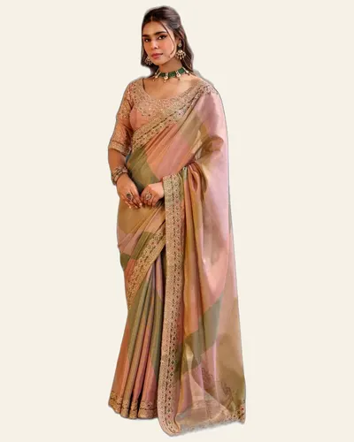 Riddhi Festival Wear Exclusive Heavy work Fancy Fabric Sarees