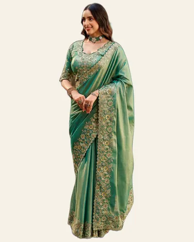 Riddhi Festival Wear Exclusive Heavy work Fancy Fabric Sarees