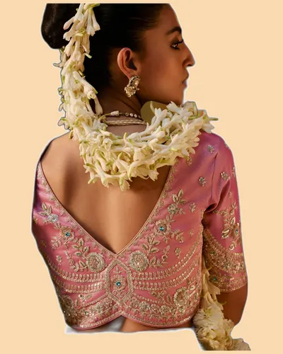 Gharana Modern Tradition Viscose Zari Tissue Sarees — image 5