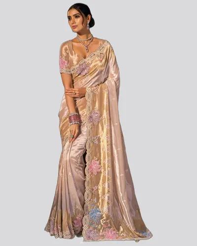 Elegant Fancy Fabric Designer Celebration Sarees