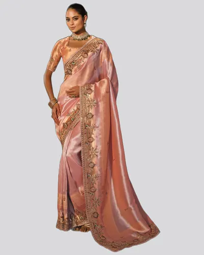 Elegant Fancy Fabric Designer Celebration Sarees
