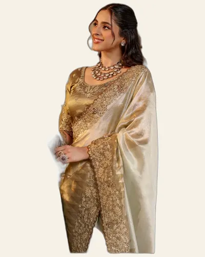 Siddhi Fancy Pure Fabric Sarees — image 2