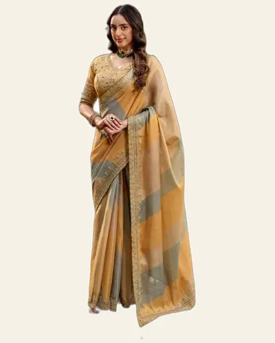 Siddhi Fancy Pure Fabric Sarees — image 4