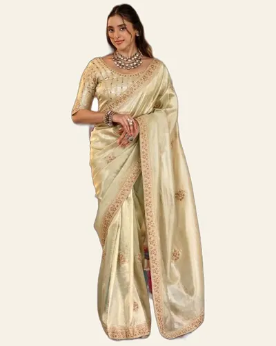 Siddhi Fancy Pure Fabric Sarees — image 6