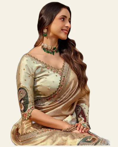 Siddhi Fancy Pure Fabric Sarees — image 2