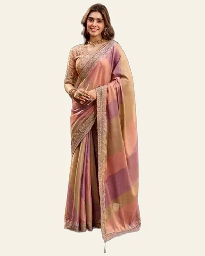 Siddhi Fancy Pure Fabric Sarees — image 2