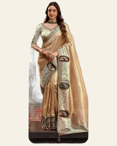 Siddhi Fancy Pure Fabric Sarees — image 3