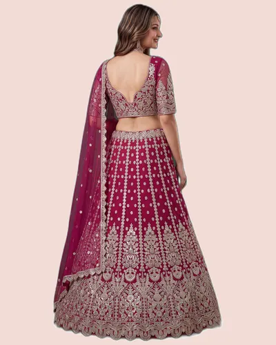 Regal Soft Net Heavy Embroidered Lehengas — image 5