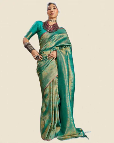 Festival Wear Silk Handloom Weaving Sarees