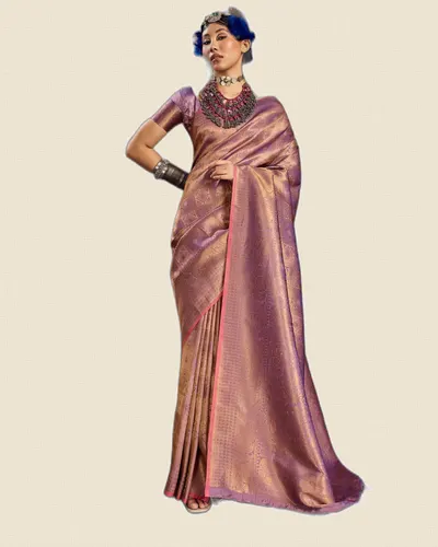 Festival Wear Silk Handloom Weaving Sarees