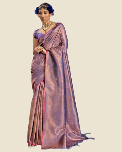 Festival Wear Silk Handloom Weaving Sarees