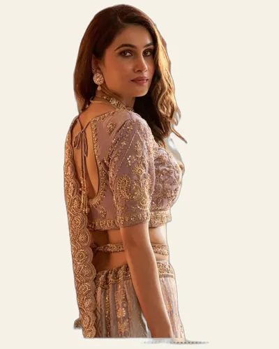 Vrindavan V75 Banarasi Premium Silk With Embroidered Designer Lehengas — image 5