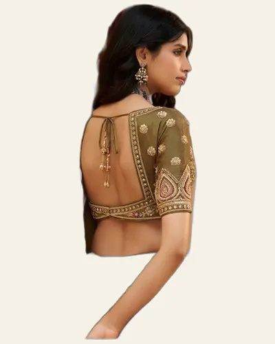 Vrindavan V75 Banarasi Premium Silk With Embroidered Designer Lehengas — image 5