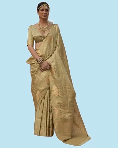 Gaj-Gamini Satin Silk Festival Sarees — image 4