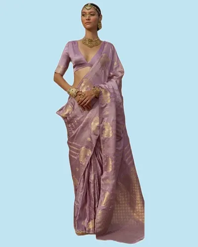 Gaj-Gamini Satin Silk Festival Sarees — image 3