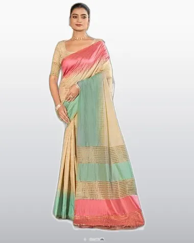 Lavina V2 Slub Silk Classical Sarees — image 3