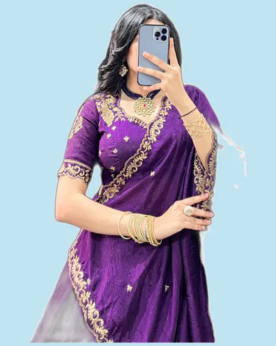 Embroidery Work NC Silk Regular Lehengas — image 4