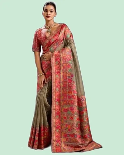 Festival Wear Munga Cotton Handloom Weaving Sarees