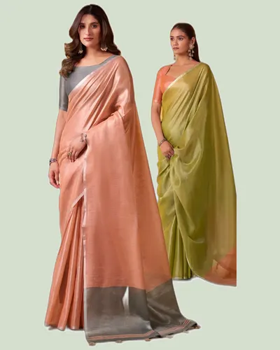 Anvika Light Edition Tissue Silk Sarees — image 5