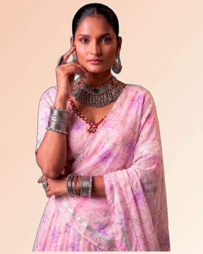 Navratri Celebration Tabby Silk Lehenga Collection — image 3
