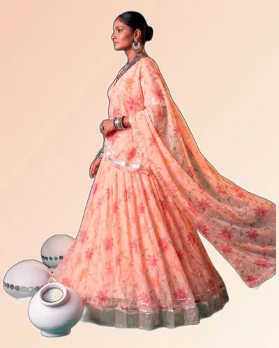 Navratri Celebration Tabby Silk Lehenga Collection — image 3
