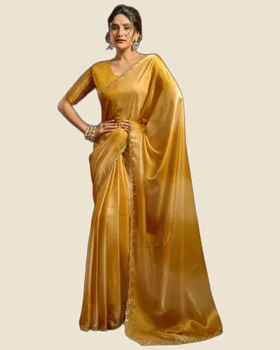 Sudha Fendy Satin Digital Print Sarees