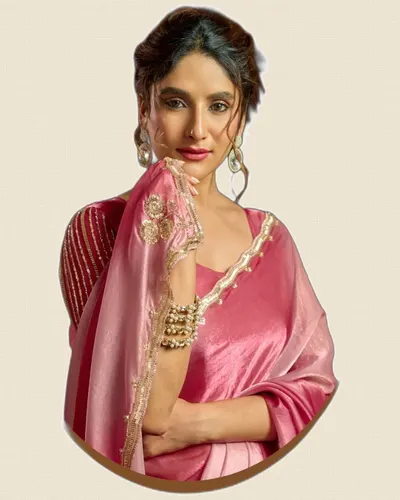 Sudha Fendy Satin Digital Print Sarees — image 3