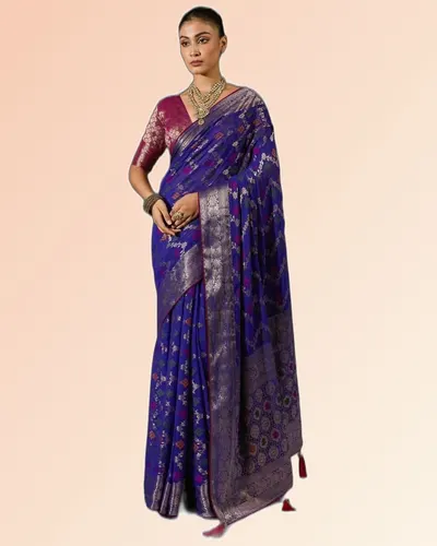Traditional Weaves Hand-dyed Khaddi Georgette Sarees 