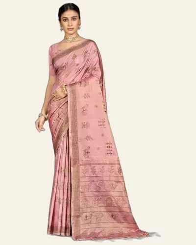 Ethnic Pure Silk  Festive Sarees