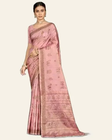 Ethnic Pure Silk  Festive Sarees — image 2