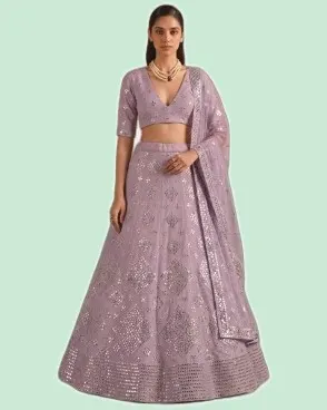 Lookbook V2 Oraganza Embroidered Lehenga Suits — image 2