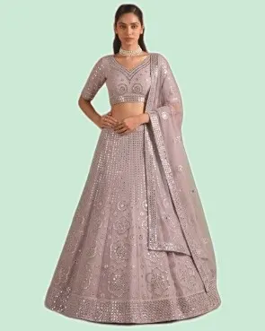 Lookbook V2 Oraganza Embroidered Lehenga Suits — image 2