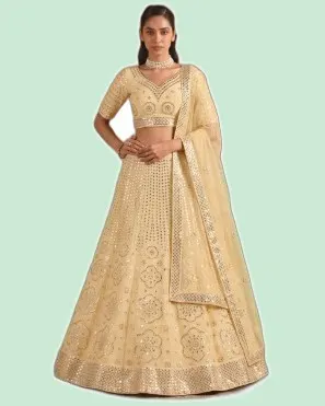 Lookbook V2 Oraganza Embroidered Lehenga Suits — image 2