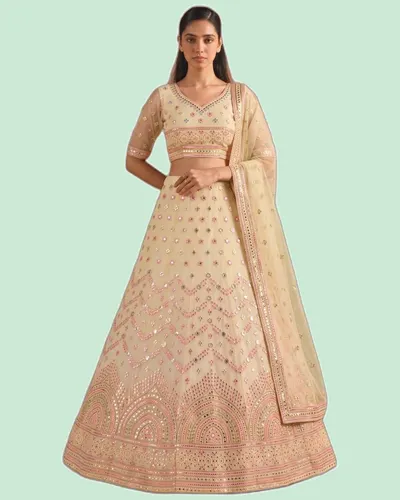 Lookbook V2 Oraganza Embroidered Lehenga Suits