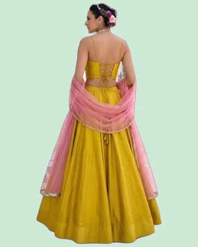 Elegant Silk Regular Lehenga Choli — image 2