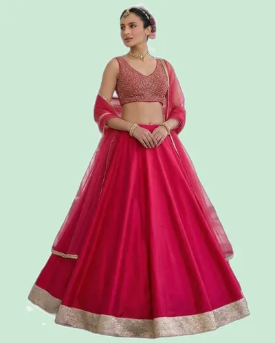 Elegant Silk Regular Lehenga Choli — image 2