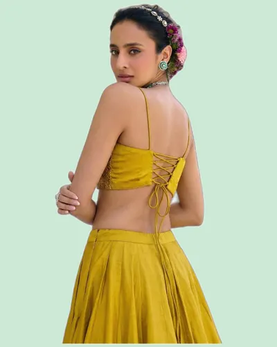 Elegant Silk Regular Lehenga Choli — image 4