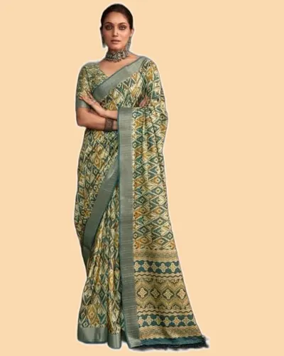 Ritika Silk Handloom Sequence Weaving Sarees — image 2