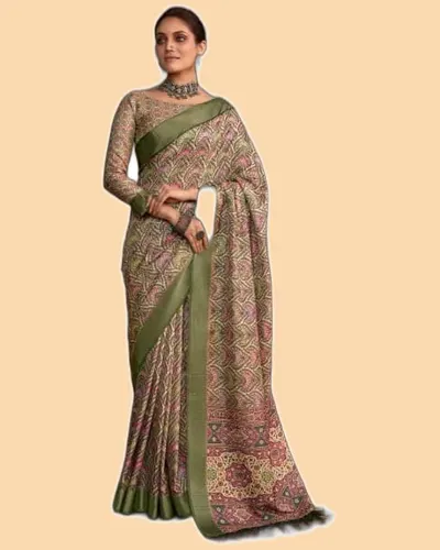 Ritika Silk Handloom Sequence Weaving Sarees