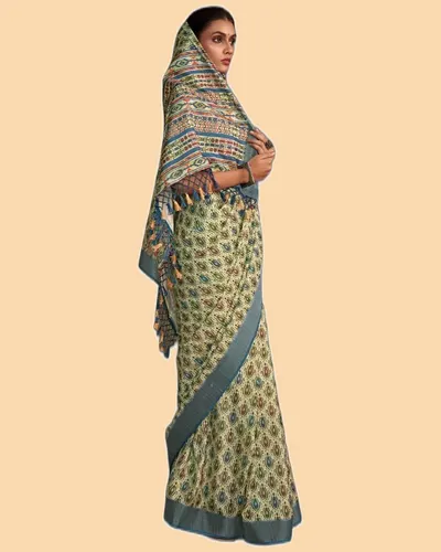 Ritika Silk Handloom Sequence Weaving Sarees