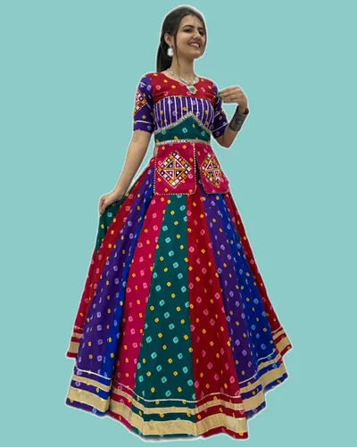 Vintage Chaniya Choli Navratri Partywear Lehengas — image 2
