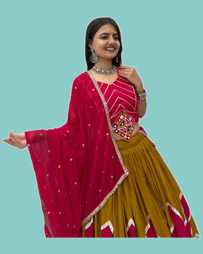 Festival Special Luxe Rayon Cotton Lehengas — image 2