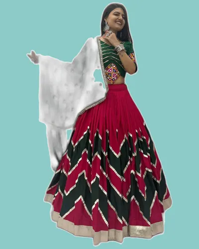 Festival Special Luxe Rayon Cotton Lehengas — image 4