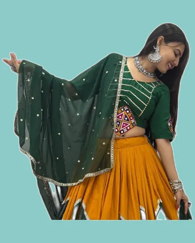 Festival Special Luxe Rayon Cotton Lehengas — image 2