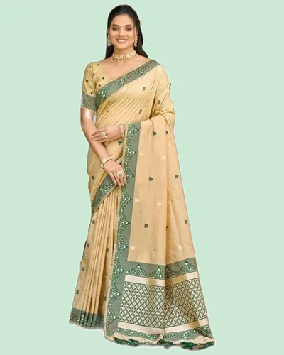Assam Silk Handloom Weaving Classical Sarees — image 2