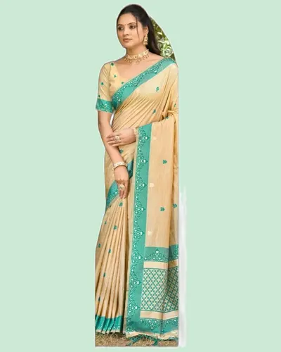 Assam Silk Handloom Weaving Classical Sarees — image 3