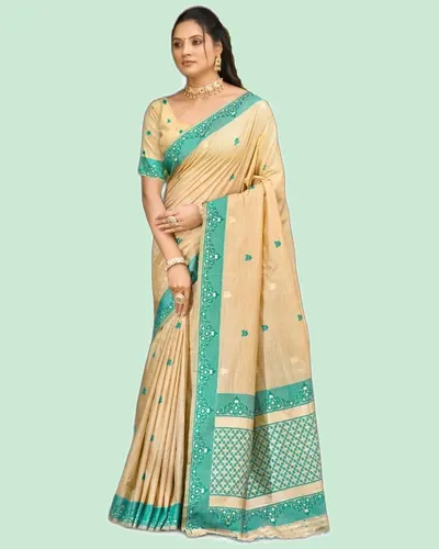 Assam Silk Handloom Weaving Classical Sarees — image 2