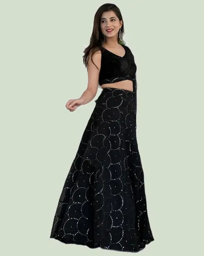 Graceful Organza Net Bridal Lehengas — image 9