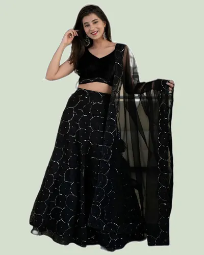 Graceful Organza Net Bridal Lehengas — image 8